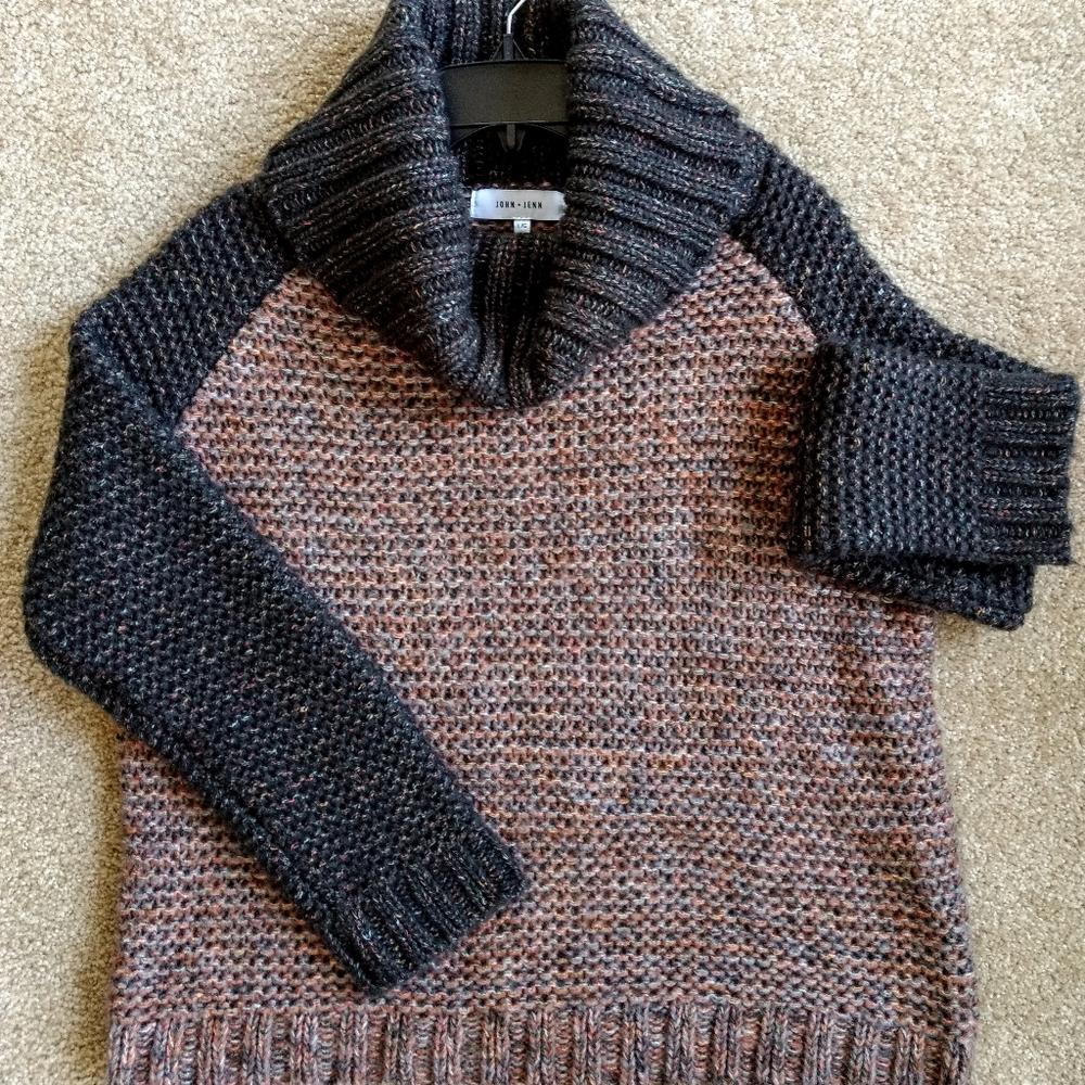 John and Jenn Cowl Neck Sweater